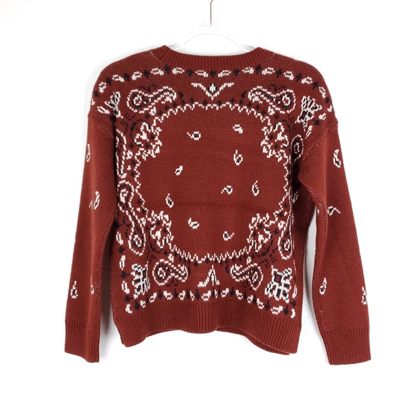 NWOT Madewell bandana paisley pullover - Picture 3 of 6
